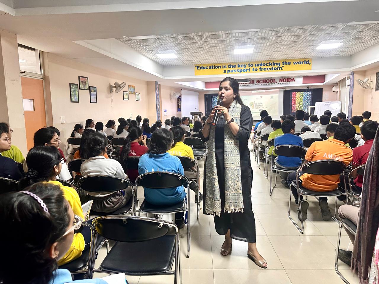 Igniting Young Minds: Youth Ideathon & EQ Test at Mayoor!